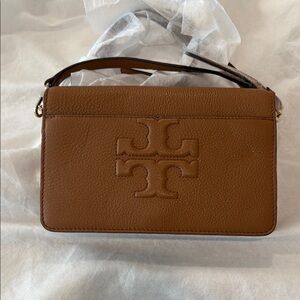 COPY - Tory Burch Brown Leather Crossbody Bag